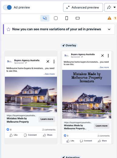Buyers Agency Australia — Facebook ad creative concept 3
