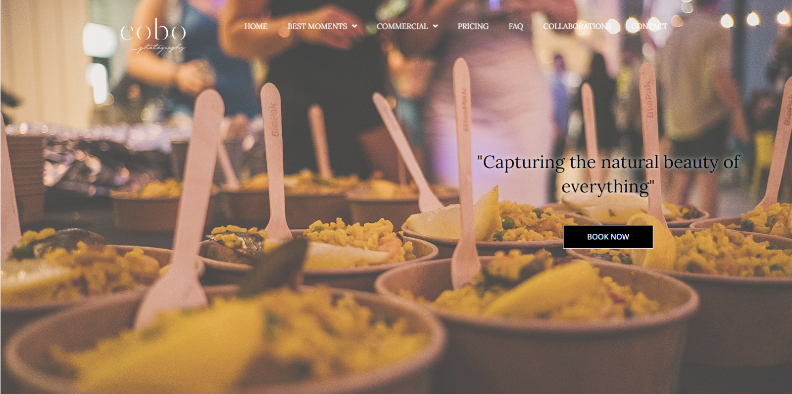 Cobo Photography — optimised landing page