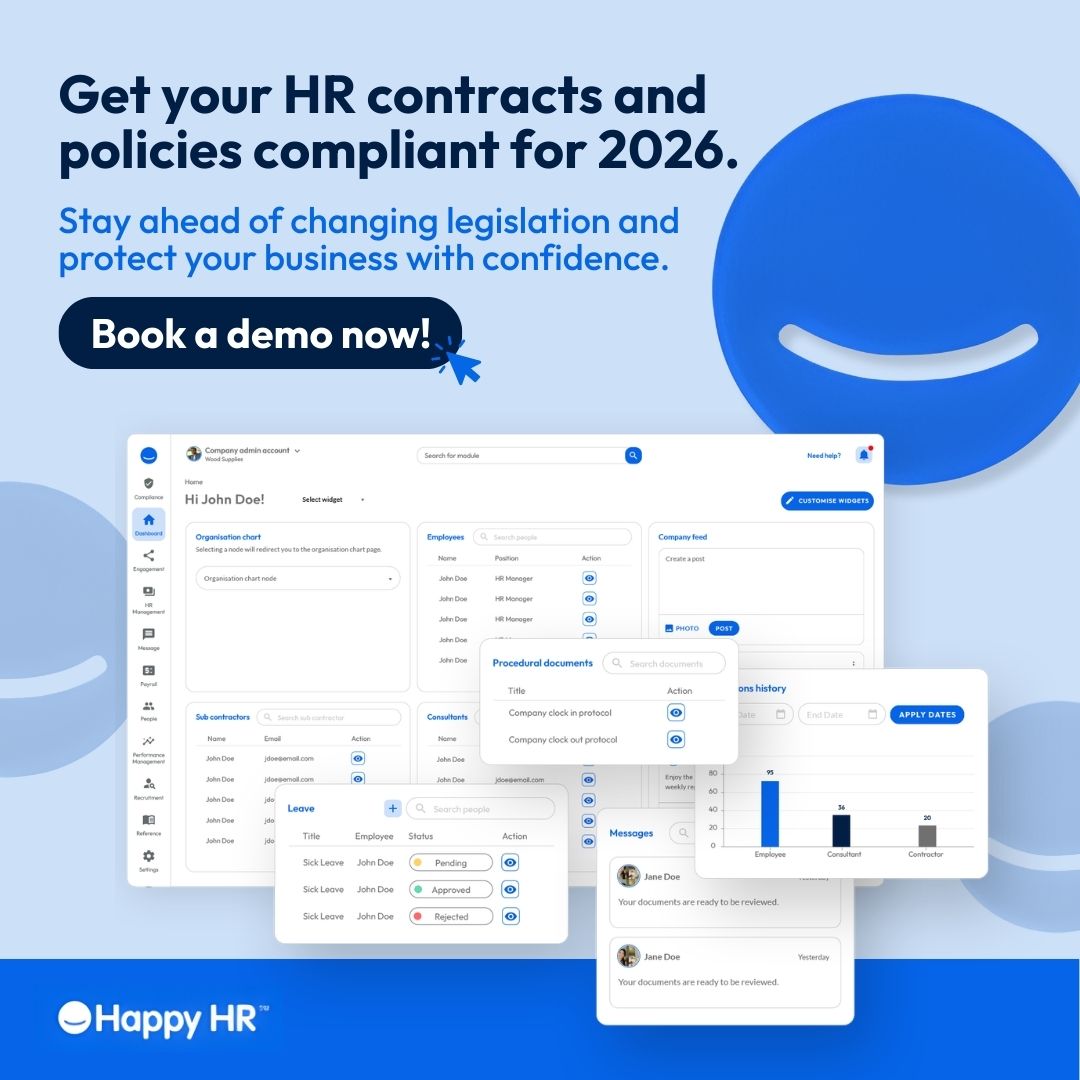 Happy HR — dashboard retargeting creative