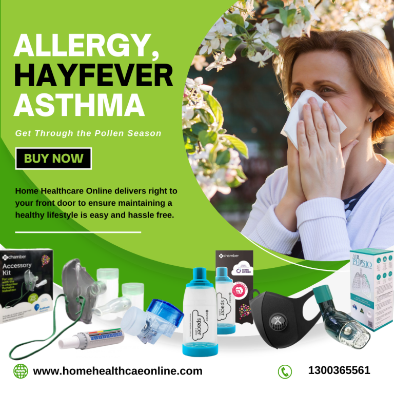 Home Healthcare Online — allergy, hayfever, asthma creative