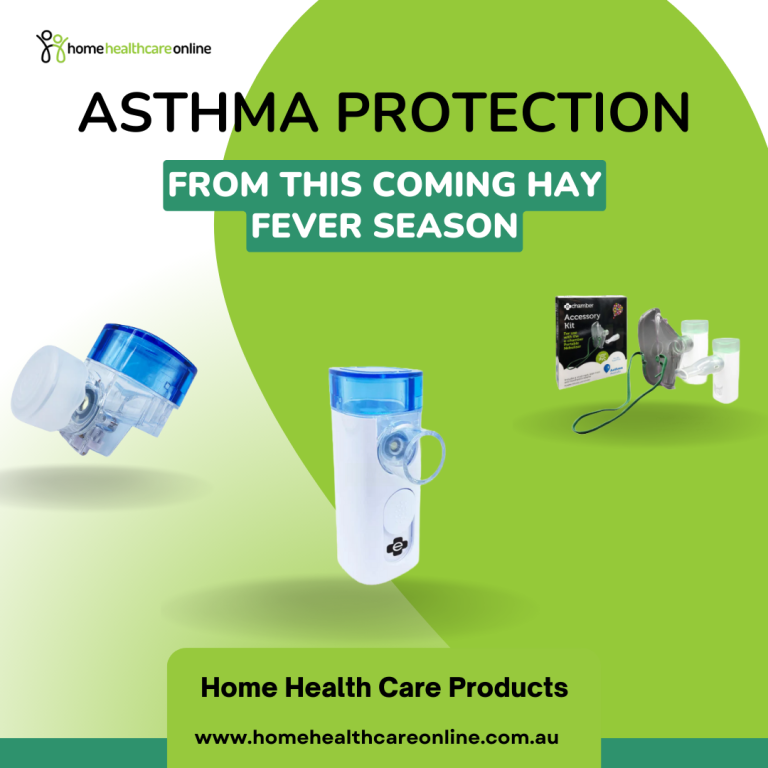 Home Healthcare Online — asthma protection product grid creative