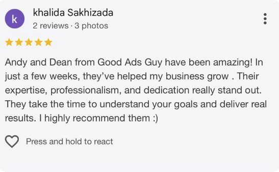 Illuminate Laser Emporium — Google review from Khalida Sakhizada