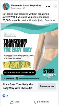 Illuminate Laser Emporium — Transform Your Body creative