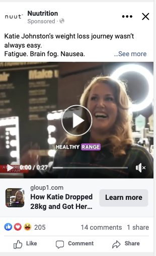 Nuut — Katie Healthy Range alternative cut