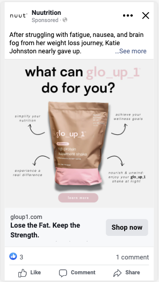 Nuut — What can glo_up_1 do for you — benefits ad