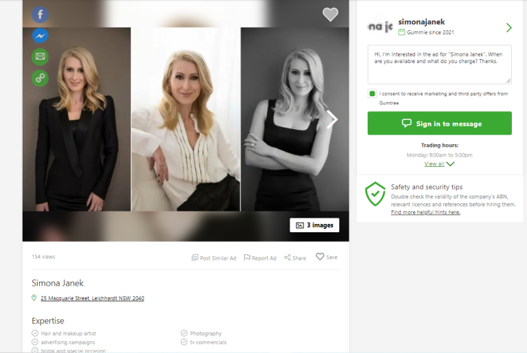 Simona Janek Gumtree foundation directory listing