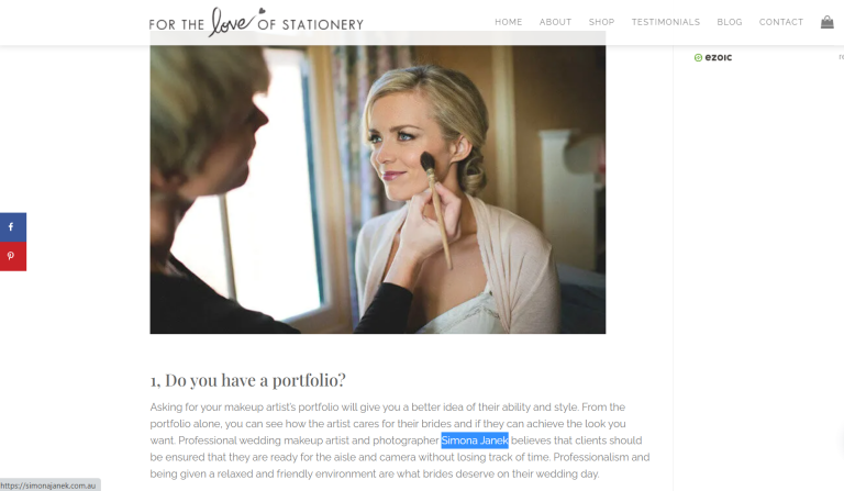 Simona Janek sponsored post on For The Love of Stationery