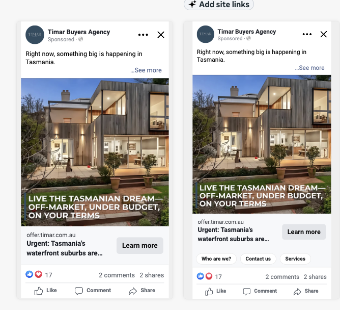 Timar Agency Meta Ads dashboard — spend & leads totals