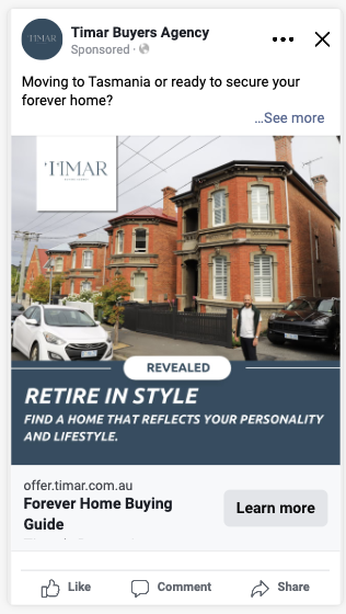 Timar Agency — Facebook ad creative concept 2