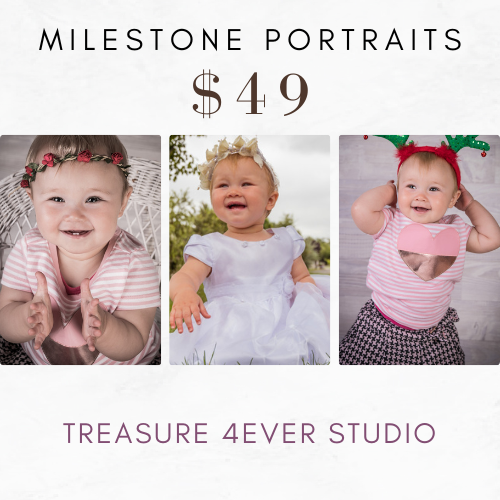 Treasure4Eva Studio — maternity session ad creative