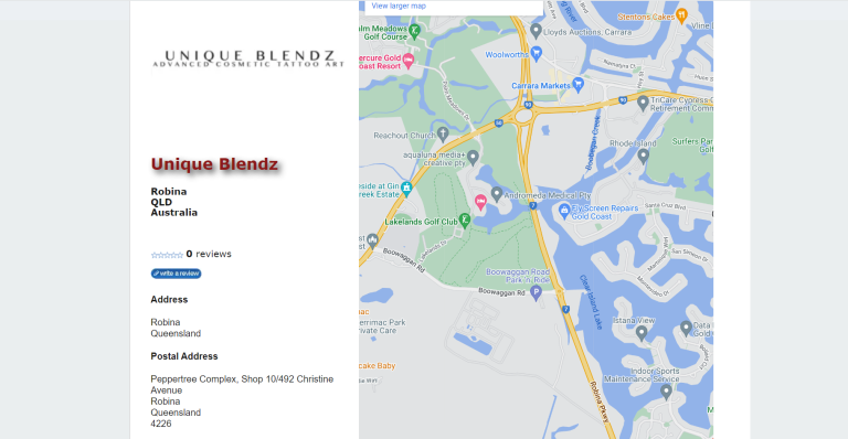 Unique Blendz — foundation directory link